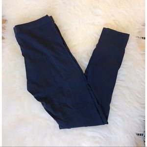 Forever 21 Navy Cotton Leggings